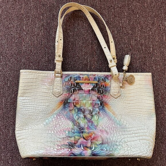 Brahmin Handbags - Brahmin Ellen Tote Daybreak Ombre Melbourne print